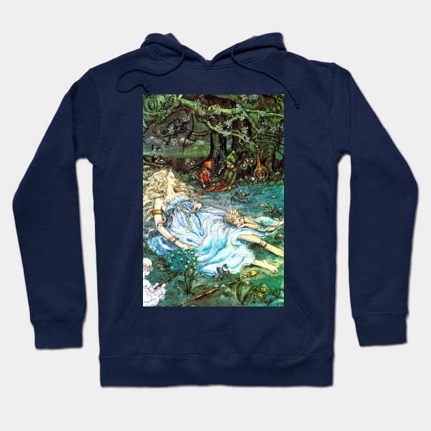 Sleeping Fairy Queen - Harold Gaze Hoodie by forgottenbeauty